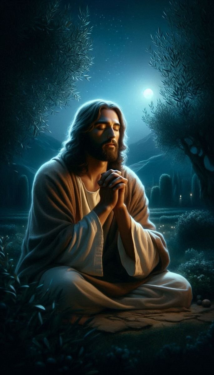 Jesús orando por nosotros